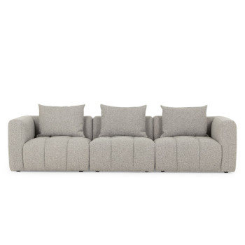 Ikon 3 Seater Modular Sofa, Grey