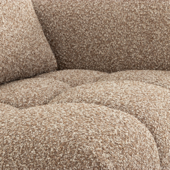 Ikon 3 Seater Modular Left Hand Facing Chaise Sofa, Brown