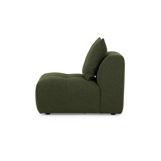 Ikon 3 Seater Modular Left Hand Facing Chaise Sofa, Green
