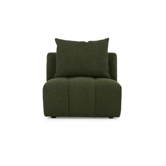 Ikon 3 Seater Modular Left Hand Facing Chaise Sofa, Green