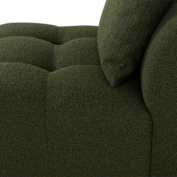Ikon 3 Seater Modular Left Hand Facing Chaise Sofa, Green