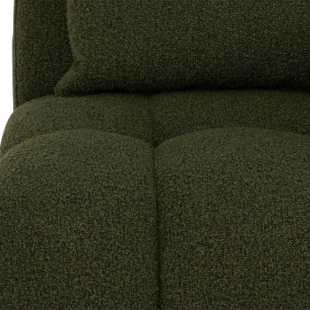 Ikon 3 Seater Modular Chaise Sofa Left Hand Facing, Green