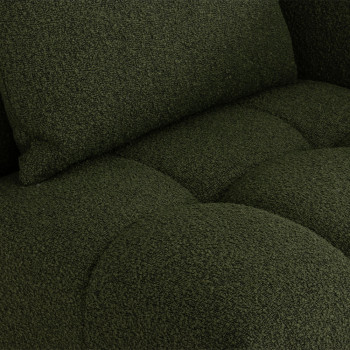Ikon 3 Seater Modular Left Hand Facing Chaise Sofa, Green