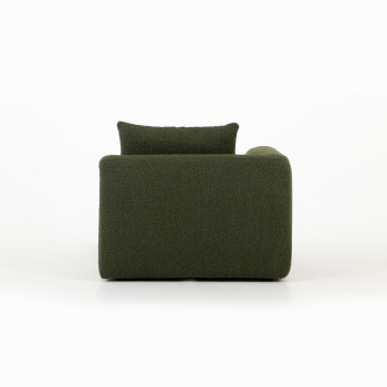 Ikon 3 Seater Modular Left Hand Facing Chaise Sofa, Green
