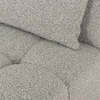 Ikon 3 Seater Modular Chaise Sofa Left Hand Facing, Grey