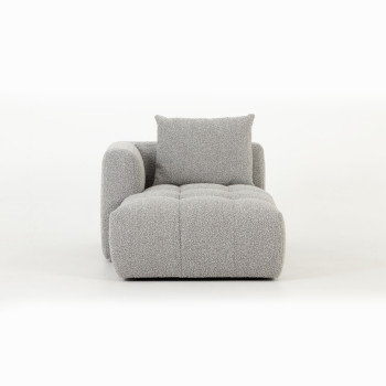 Ikon 3 Seater Modular Left Hand Facing Chaise Sofa, Grey