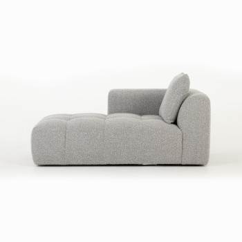 Ikon 3 Seater Modular Left Hand Facing Chaise Sofa, Grey