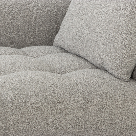 Ikon 3 Seater Modular Left Hand Facing Chaise Sofa, Grey