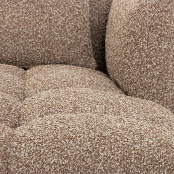 Ikon 3 Seater Modular Chaise Sofa Right Hand Facing, Brown