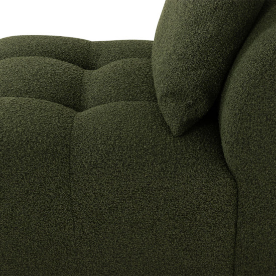 Ikon 3 Seater Modular Right Hand Facing Chaise Sofa, Green