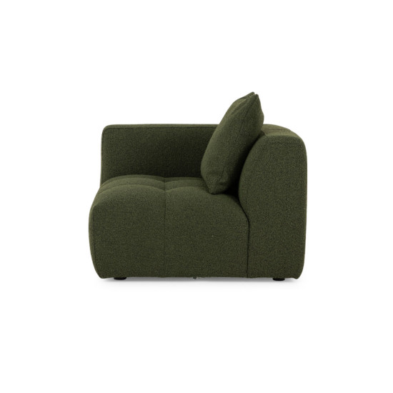 Ikon 3 Seater Modular Right Hand Facing Chaise Sofa, Green