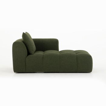 Ikon 3 Seater Modular Right Hand Facing Chaise Sofa, Green