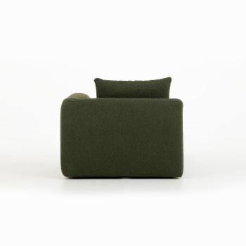 Ikon 3 Seater Modular Right Hand Facing Chaise Sofa, Green