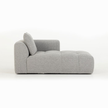 Ikon 3 Seater Modular Chaise Sofa Right Hand Facing, Grey