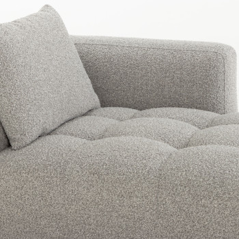 Ikon 3 Seater Modular Chaise Sofa Right Hand Facing, Grey