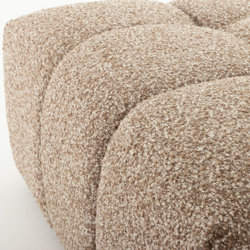 Ikon 3 Seater Modular Chaise Sofa, Brown