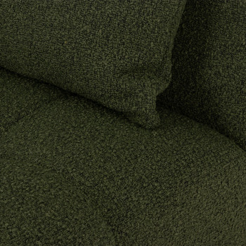 Ikon 3 Seater Modular Sofa With Ottoman, Green