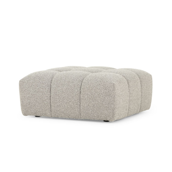 Ikon 3 Seater Modular Sofa With Ottoman, Grey