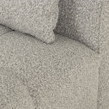 Ikon 3 Seater Modular Sofa With Ottoman, Grey