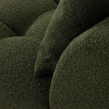 Ikon 4 Seater Corner Modular Chaise Sofa Right Hand Facing, Green