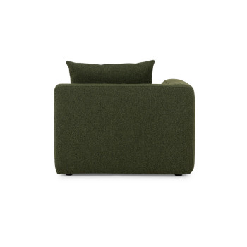 Ikon 4 Seater Modular Right Hand Facing Corner Sofa with Ottoman, Green