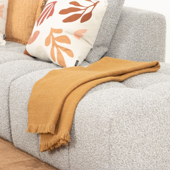 Ikon 4 Seater Modular Right Hand Facing Corner Sofa with Ottoman, Grey