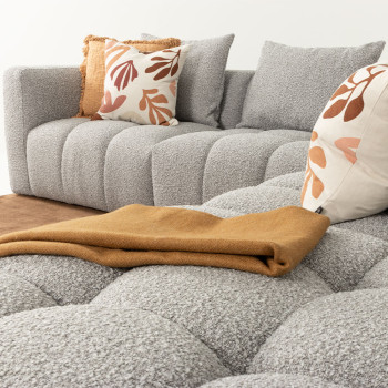 Ikon 4 Seater Corner Modular Chaise Sofa Right Hand Facing, Grey