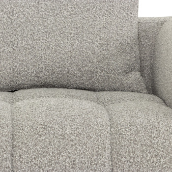 Ikon 4 Seater Modular Left Hand Facing Corner Sofa with Ottoman, Grey