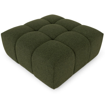 Ikon 5 Seater Corner Modular Sofa With Ottoman, Green