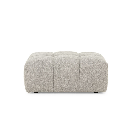 Ikon 5 Seater Corner Modular Sofa With Ottoman, Grey