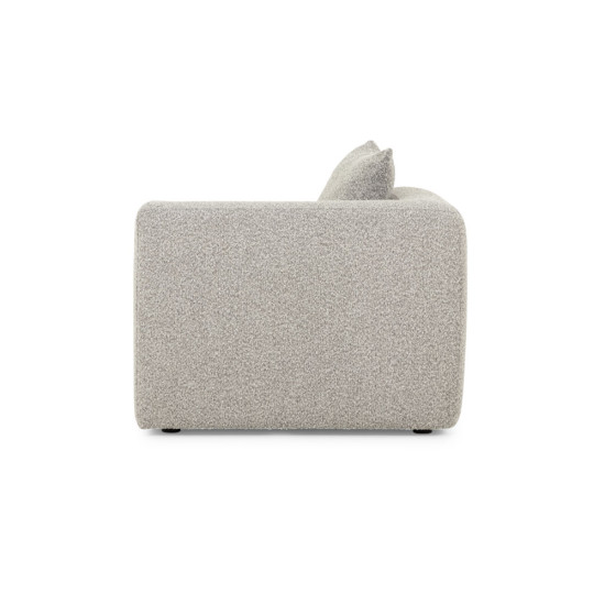 Ikon 5 Seater Corner Modular Sofa With Ottoman, Grey