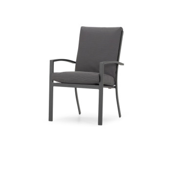 Venus & Inca 7 Piece Outdoor Dining Set With Venus Dining Table - W180, Gunmetal