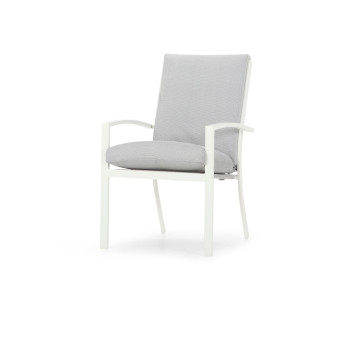 Venus & Inca 7 Piece Outdoor Dining Set With Venus Dining Table - W180, White