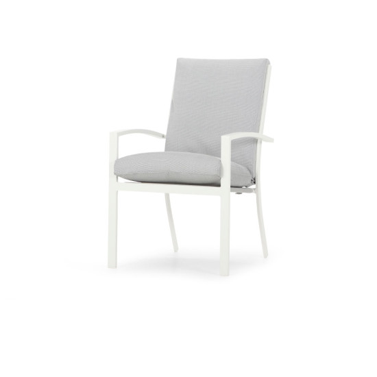 Venus & Inca 7 Piece Outdoor Dining Set With Venus Dining Table - W180, White