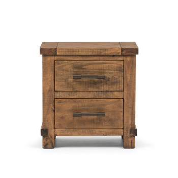 Industrial 4 Piece Bedroom Set with Queen Bed Frame
