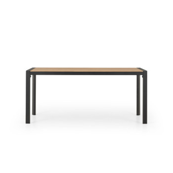 Isola 7 Piece Outdoor Dining Set - W170, Black