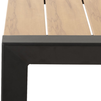 Isola 7 Piece Outdoor Dining Set - W170, Black