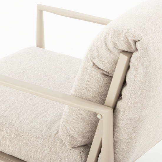 Karon 3 Piece Outdoor Lounge Set, Dune