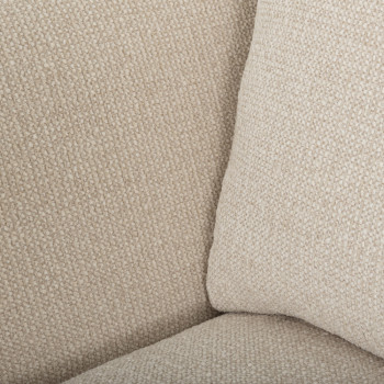 Katrina 2 Seater + Ottoman, Cream