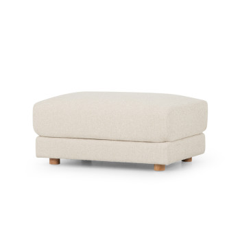 Katrina 2 Seater + Ottoman, Cream