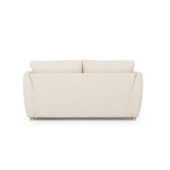 Katrina 2 Seater + Ottoman, Cream