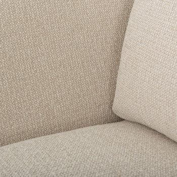 Katrina 3 Seater + Ottoman, Cream