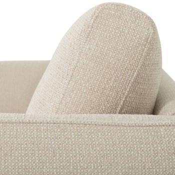 Katrina 3 Seater + Ottoman, Cream