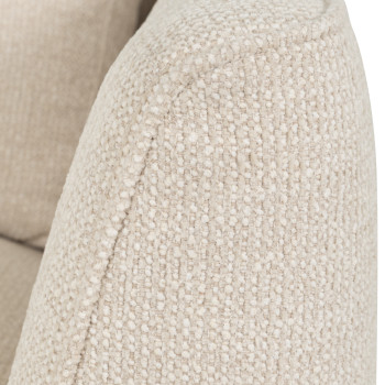 Katrina 3 Seater + Ottoman, Cream