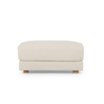 Katrina 3 Seater + Ottoman, Cream