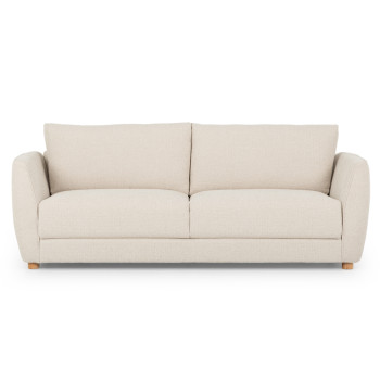 Katrina 3 Seater + Ottoman, Cream
