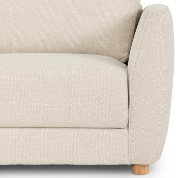 Katrina 3 Seater + Ottoman, Cream