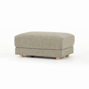 Katrina 3 Seater + Ottoman, Green
