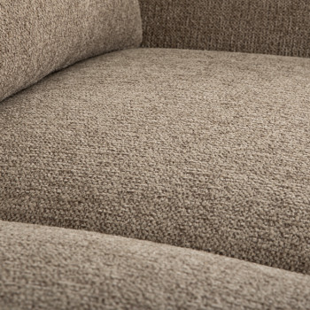 Katrina 2 Seater + Ottoman, Light Brown