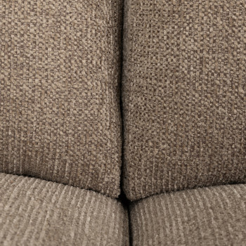 Katrina 3 Seater + Ottoman, Light Brown